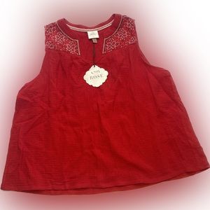 Knox Rose - Woman’s Sleeveless Top - Color Rebel Red - Size XXL - NWT